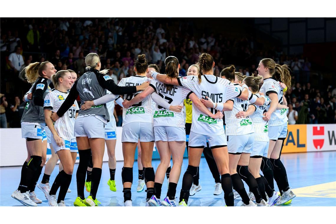 Die deutschen Handballerinnen wollen auch in der EM-Hauptrunde Grund zum Jubel haben.