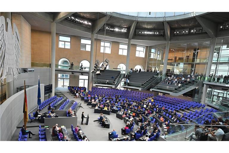 Die drei Ampelfraktionen haben sich im Bundestag auf ein sogenanntes Sicherheitspaket geeinigt.