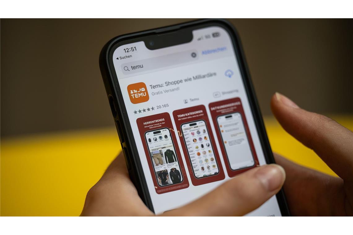 Die Europäische Kommission eröffnet ein Verfahren gegen Temu (Symbolbild).