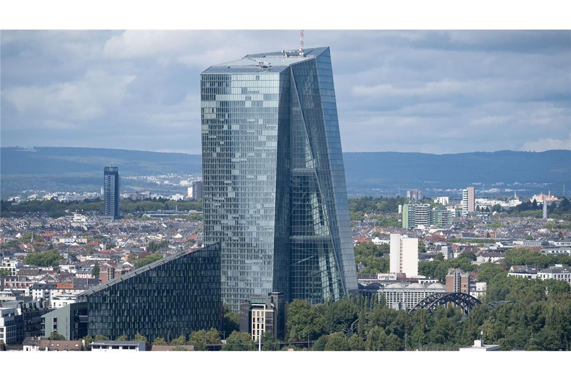 Die Europäische Zentralbank (EZB) in Frankfurt am Main.