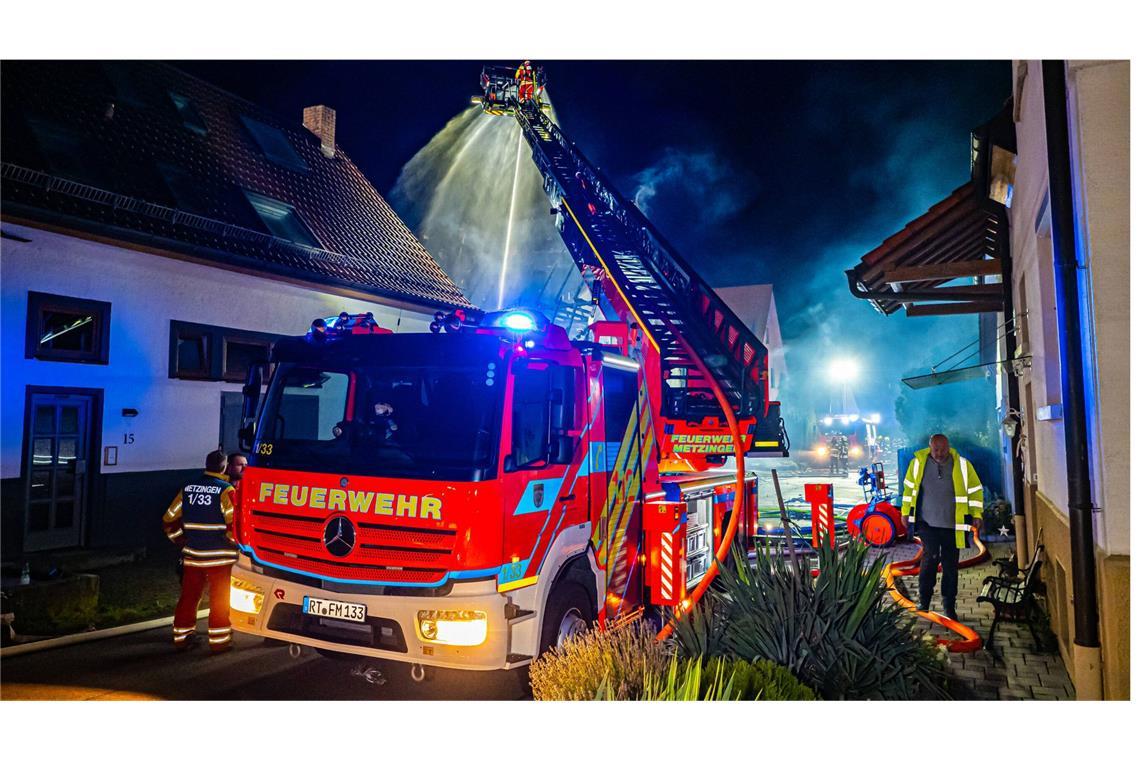 Die Feuerwehr war mit 125 Personen im Einsatz.