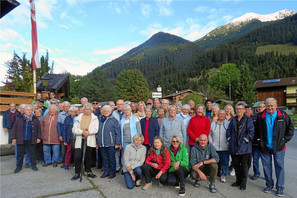 Die Fornsbacherinnen und Fornsbacher haben ihre Touren sehr genossen. Foto: privat