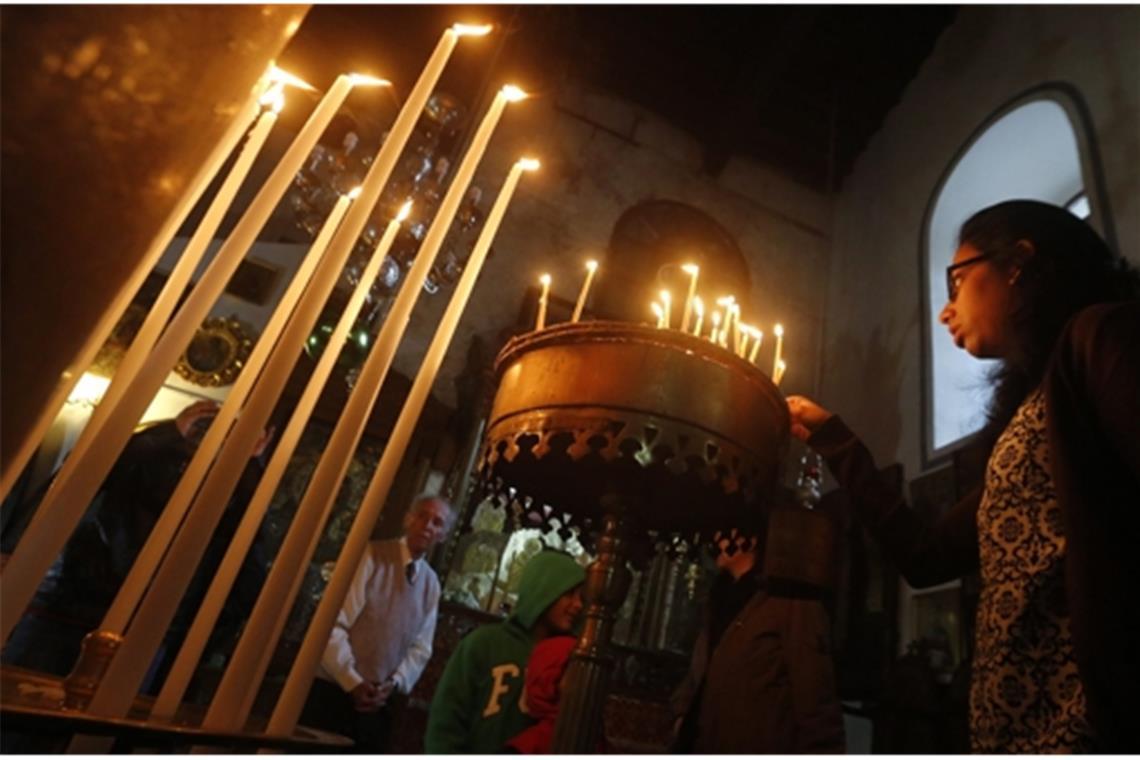 Die Geburtskirche Jesu in Bethlehem.