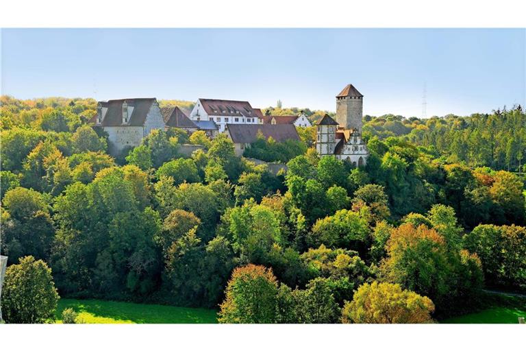 Die gut erhaltene Anlage von Schloss Liebenstein kann besichtigt werden. Foto.