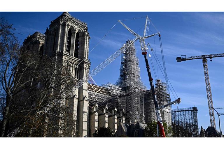 Die Notre-Dame-Kathedrale in Paris während des Wiederaufbaus. (Archivfoto)