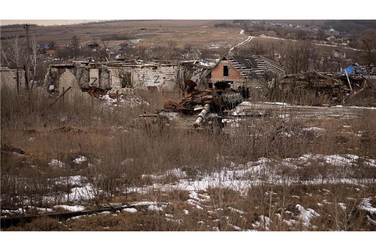 Die ostukrainische Stadt Isjum, bei deren Verteidigung der US-Amerikaner in Gefangenschaft geriet, war von Frühjahr bis Herbst 2022 von russischen Truppen besetzt. (Archivbild)