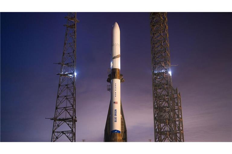 Die Rakete „New Glenn“ ist ab Cape Canaveral gestartet.