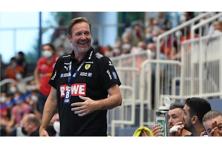 Die Rhein-Neckar Löwen waren  die 2021 die letzte Trainerstation von Martin Schwalb – jetzt feiert er im DHB-Pokal sein Comeback mit dem HC Erlangen.