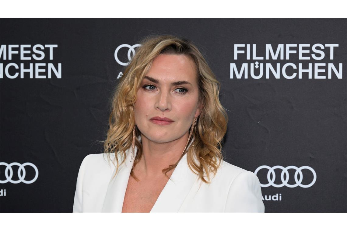 Die Schauspielerin Kate Winslet ist derzeit mit ihrem neuen Film "Die Fotografin" im Kino zu sehen.