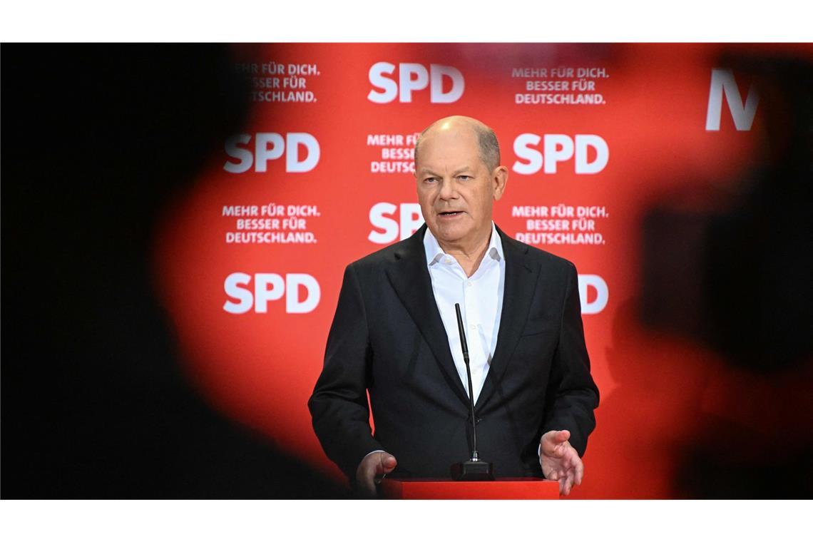 Die SPD verliert der Insa-Umfrage zufolge einen Prozentpunkt.