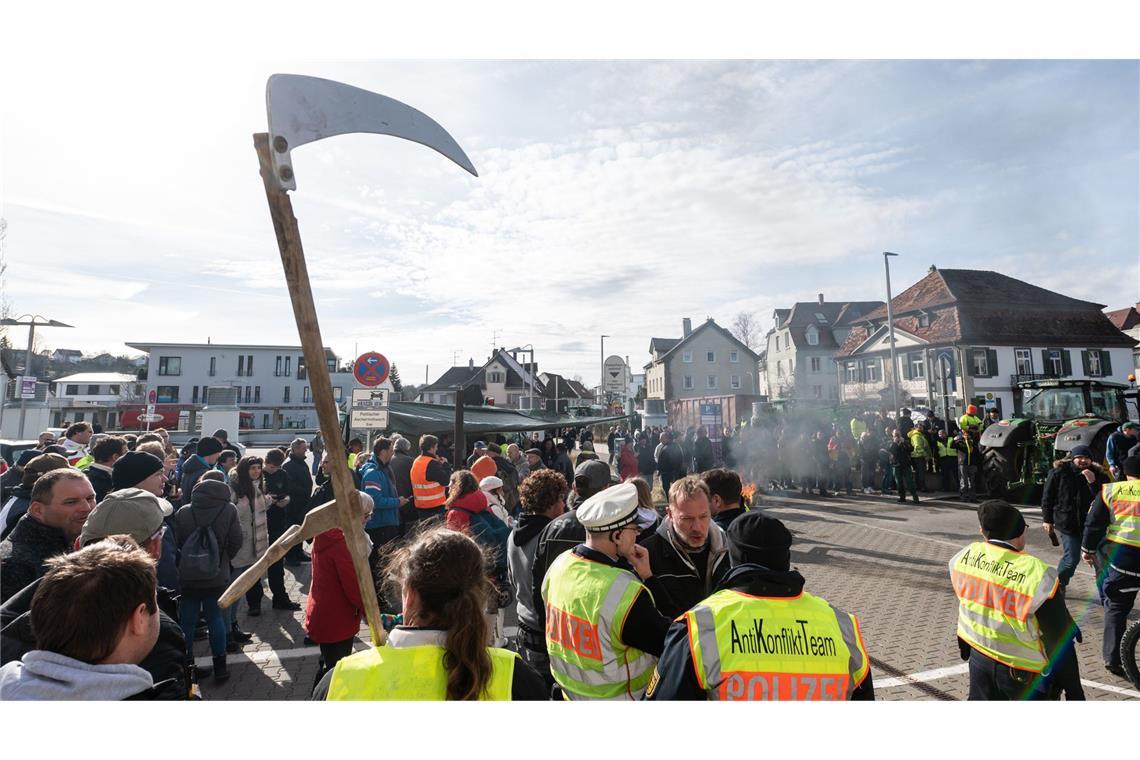 Die Stimmung vor dem Politischen Aschermittwoch der Grünen in Biberach war damals aufgeheizt.