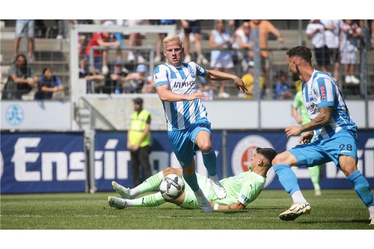 Die Stuttgarter Kickers haben den nächsten Sieg eingefahren.