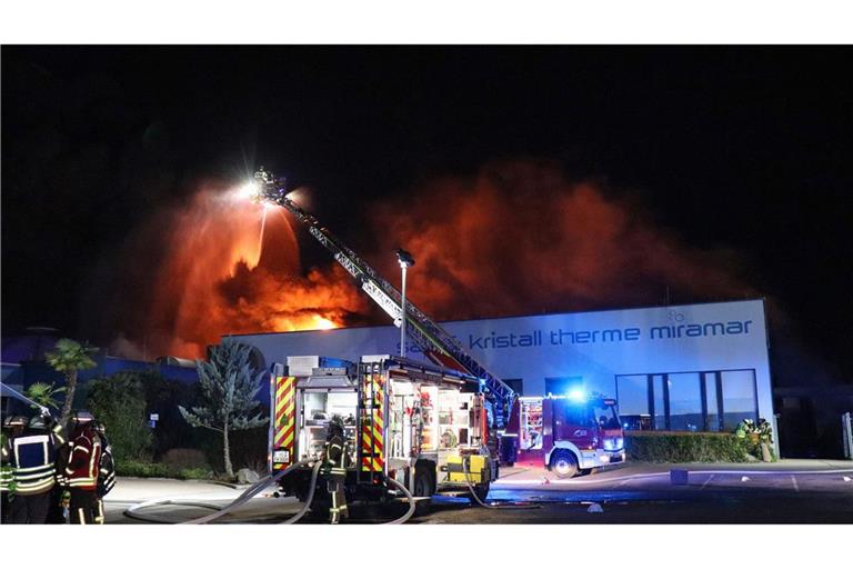 Die Therme wurde durch den Brand vollständig zerstört. (Archivbild)