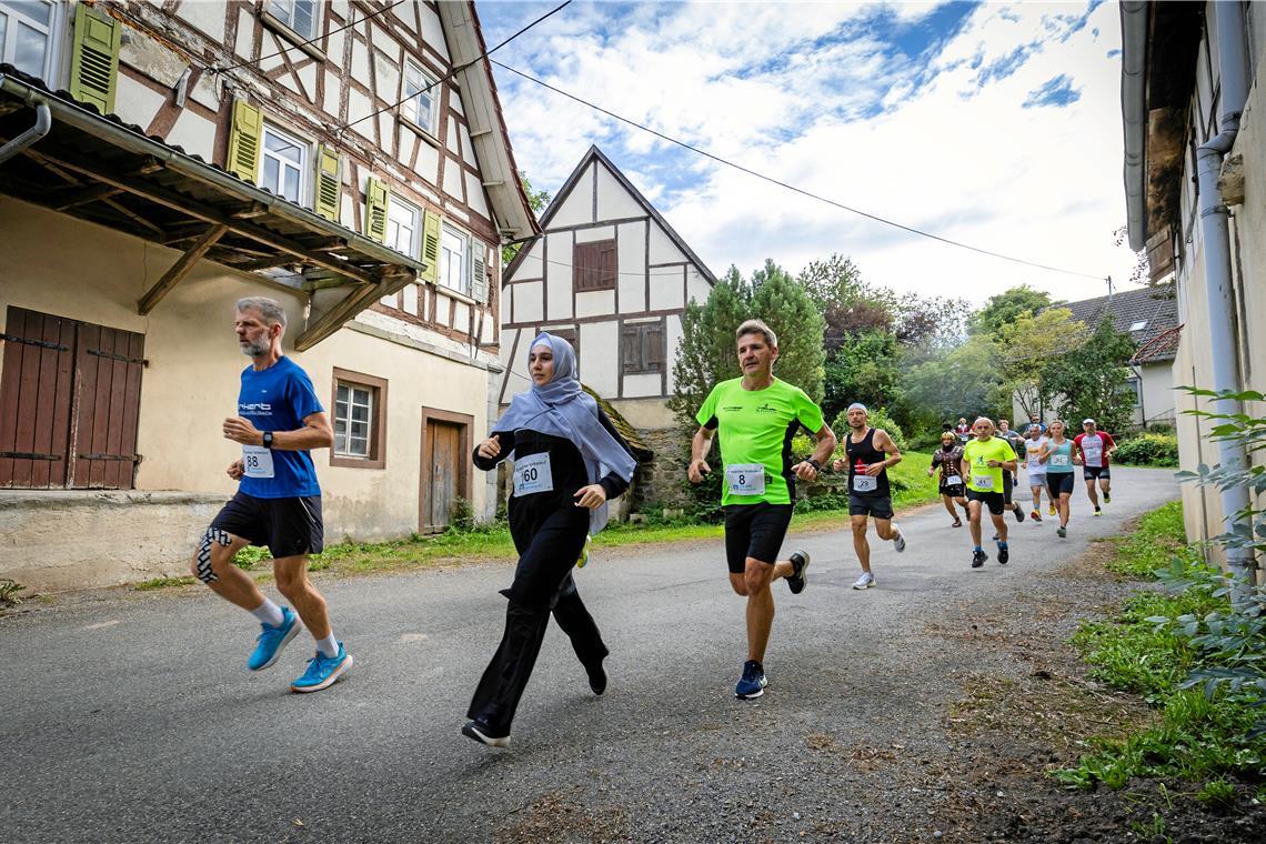 Die Volksläufer bestimmen morgen das Bild rund um Großaspach. Foto: Alexander Becher