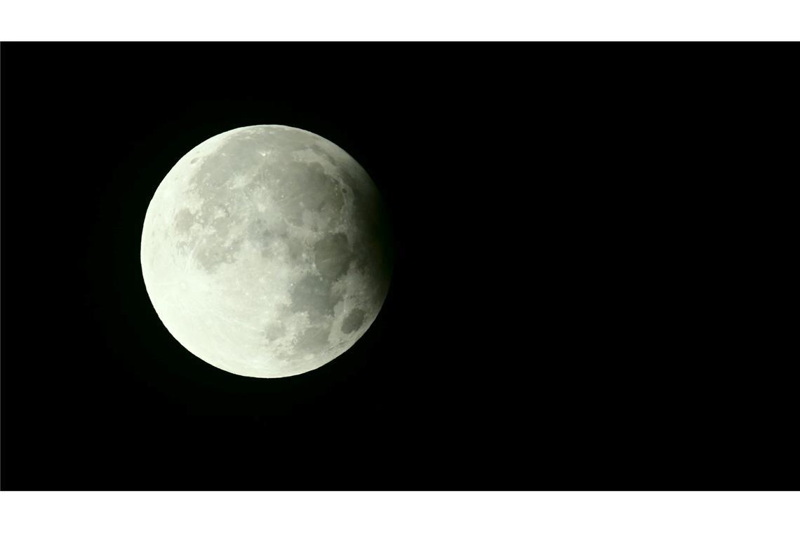 Die Wetteraussichten waren gut - und somit die Chancen auf eine gute Sicht auf den Mond.