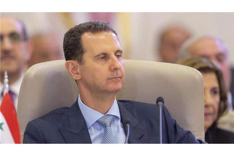 Dieses von Saudi Press Agency, der offiziellen Nachrichtenagentur von Saudi Arabien, zur Verfügung gestellte Foto zeigt Baschar al-Assad, Präsident von Syrien, während des arabischen Gipfels.