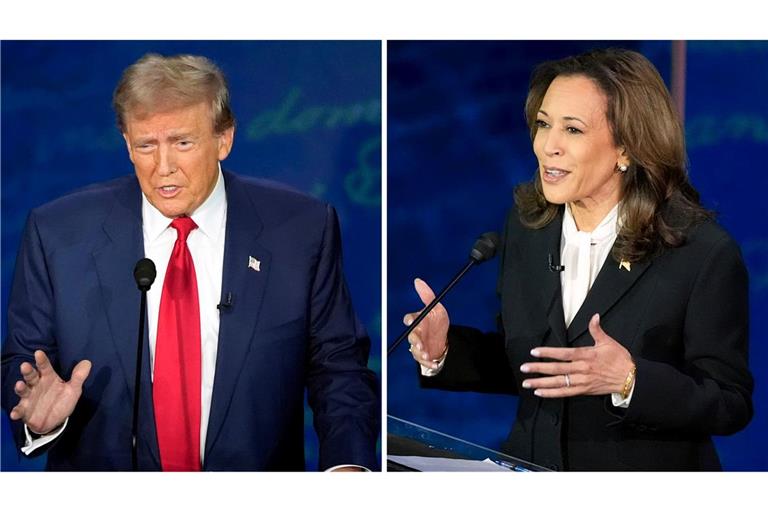 Donald Trump lehnt eine Revanche gegen Kamala Harris auf der Fernsehbühne ab. (Archivbild)