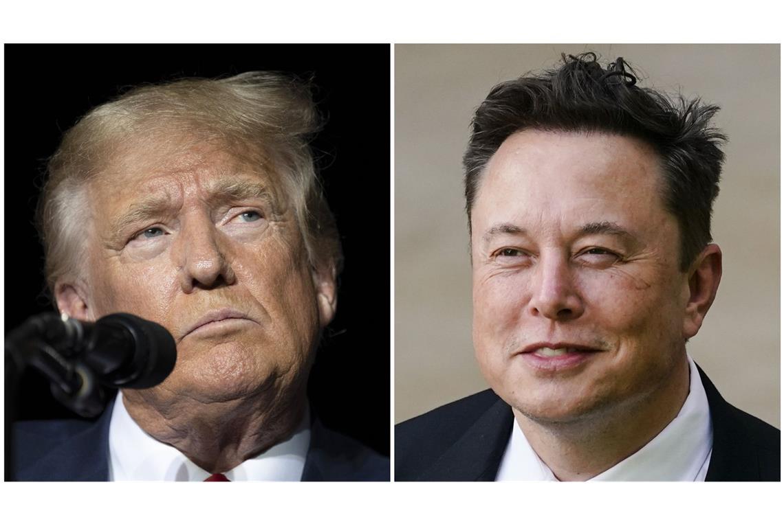 Donald Trump (links) und Elon Musk