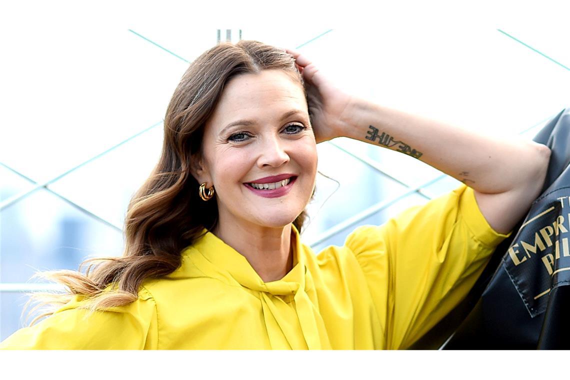 Drew Barrymore 2020 bei ihrer Talkshow "The Drew Barrymore Show" im Empire State Building.