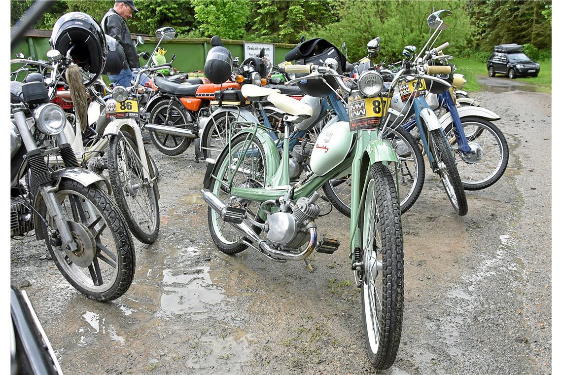 Ein älteres Modell: Die NSU Quickly wurde zwischen 1953 und 1966 gebaut. 