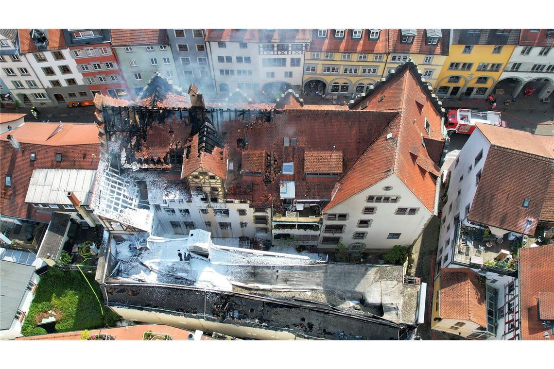 Ein Brand hat in der Konstanzer Altstadt Teile eines Hauses zerstört. (Archivbild)