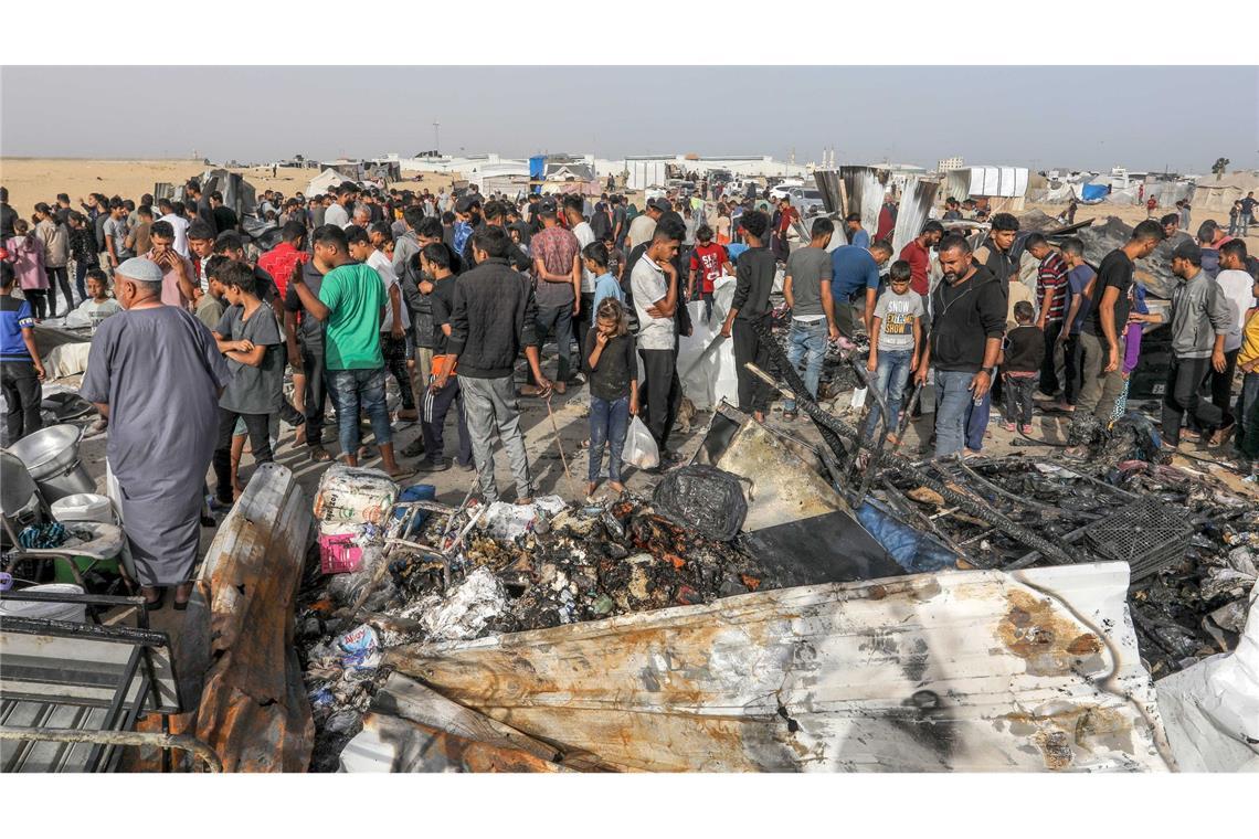 Ein Flüchtlingslager in Rafah ist bei einem israelischen Luftangriff getroffen worden. (Archivbild)