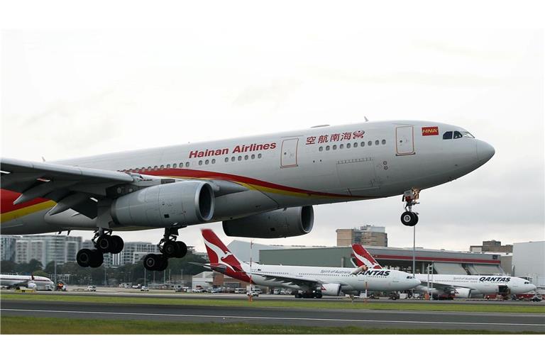 Eine Maschine von Hainan Airlines musste kurz nach dem Start östlich von Rom wegen eines Feuers umkehren. (Archivbild)