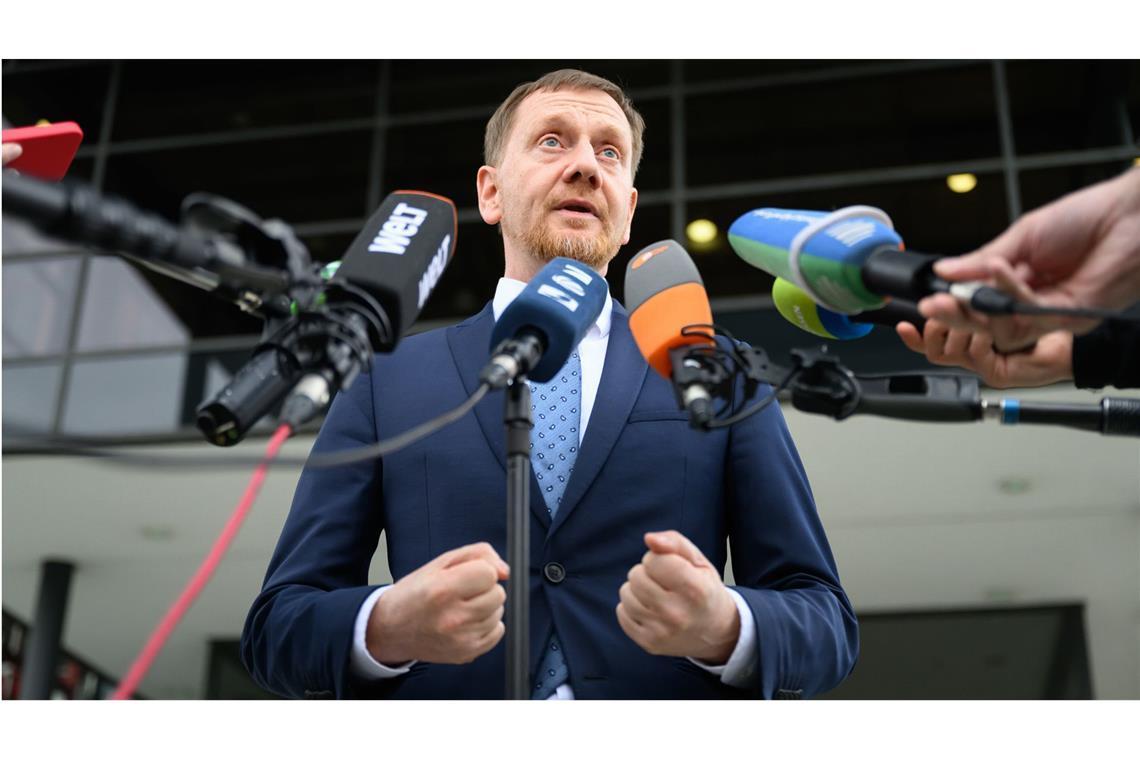 Eine Minderheitsregierung ist für Michael Kretschmer, CDU-Landeschef und Ministerpräsident von Sachsen, keine Option (Symbolbild).