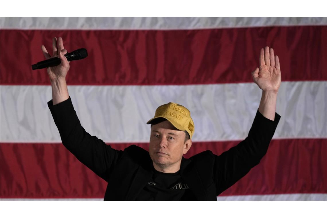 Elon Musk hat im US-Wahlkampf unlängst einen großen Betrag an die Republikaner gespendet. (Archivbild)