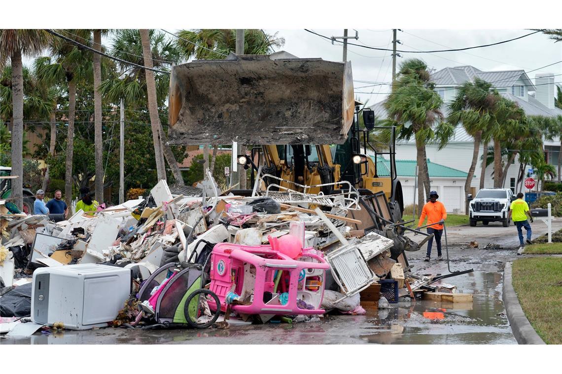 Erst vor rund anderthalb Wochen war Hurrikan "Helene" in Florida auf Land getroffen und hatte dort Tote und Schäden hinterlassen.