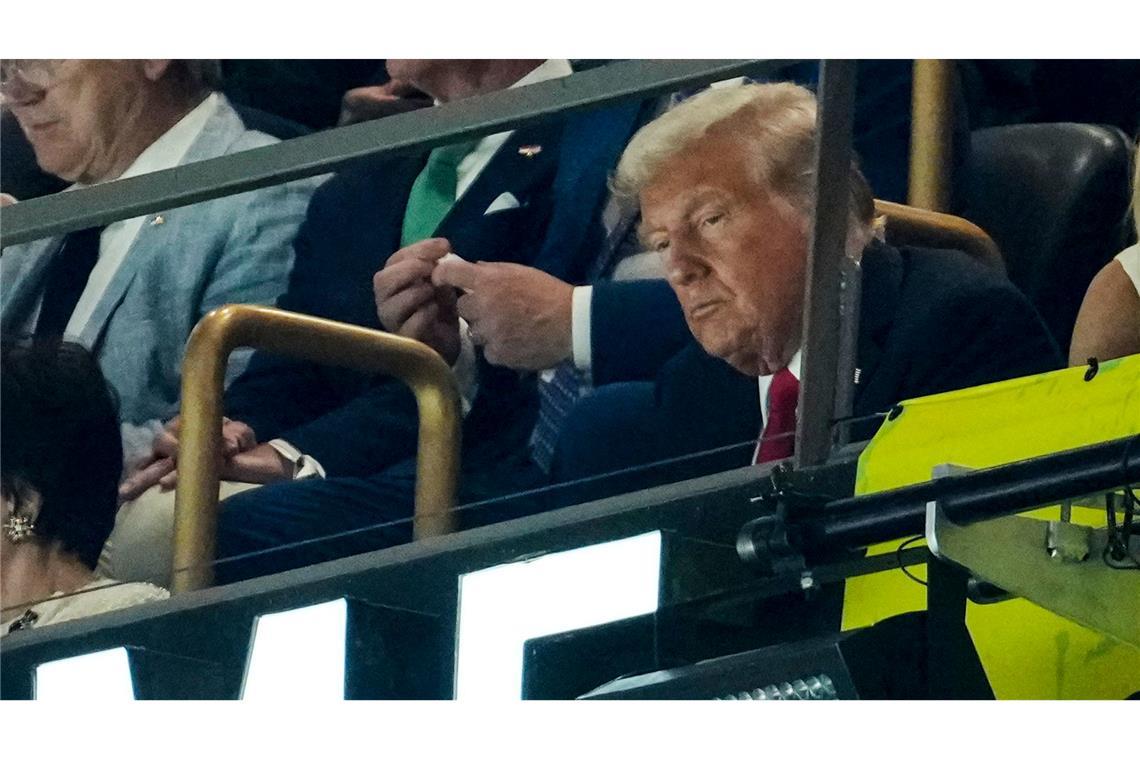 Erstmals war ein US-Präsident im Super-Bowl-Stadion