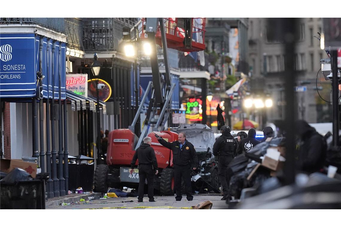 Es gibt viele Opfer nach einem Zwischenfall in New Orleans.