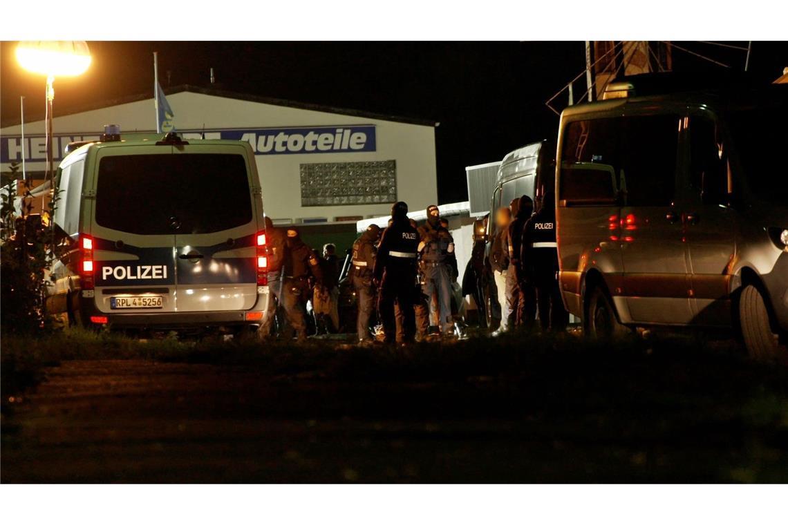 Etwa 200 Polizisten waren im Einsatz.