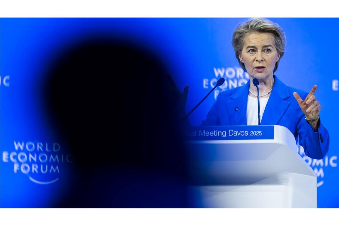 EU-Kommissionspräsident Ursula von der Leyen weist auf die wirtschaftliche Verflechtung hin.