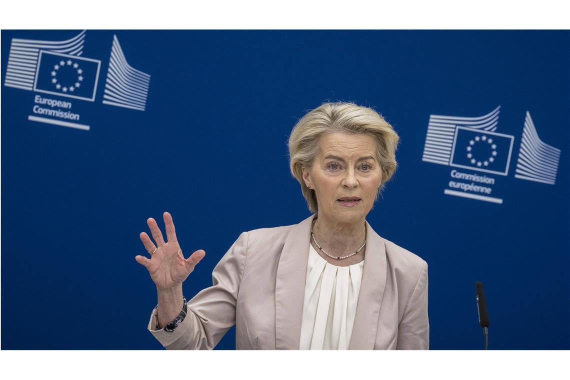 EU-Kommissionspräsidentin Ursula von der Leyen