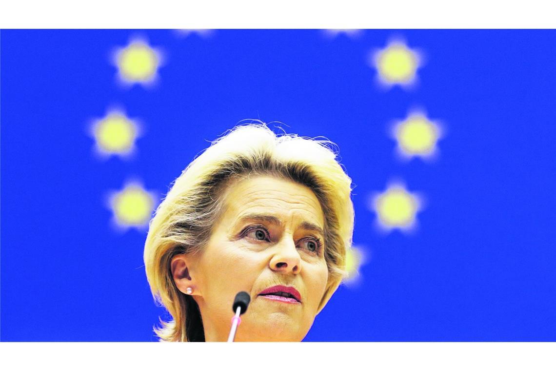 EU-Kommissionspräsidentin Ursula von der Leyen spricht von beeindruckenden Fortschritten bei wichtigen Reformen auf dem Weg in die EU. (Archivbild)