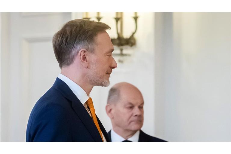 FDP-Chef Lindner äußerte sich über Bundeskanzler Scholz. (Archivbild)