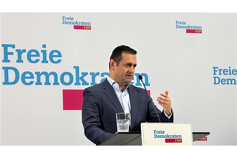 FDP-Generalsekretär Bijan Djir-Sarai