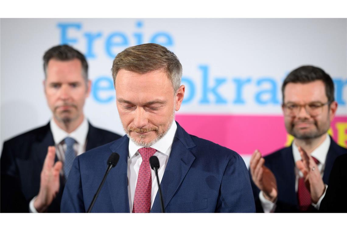 FDP muss um Einzug ins Parlament bangen.