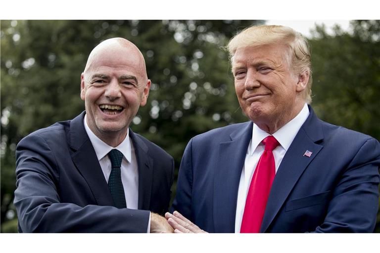 FIFA-Chef Infantino und Trump haben sich bereits getroffen. (Archivbild)