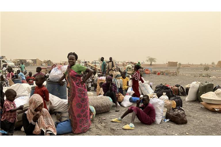 Flüchtlinge aus dem Sudan: Die humanitäre Not im Sudan weitet sich  aus (Symbolfoto).