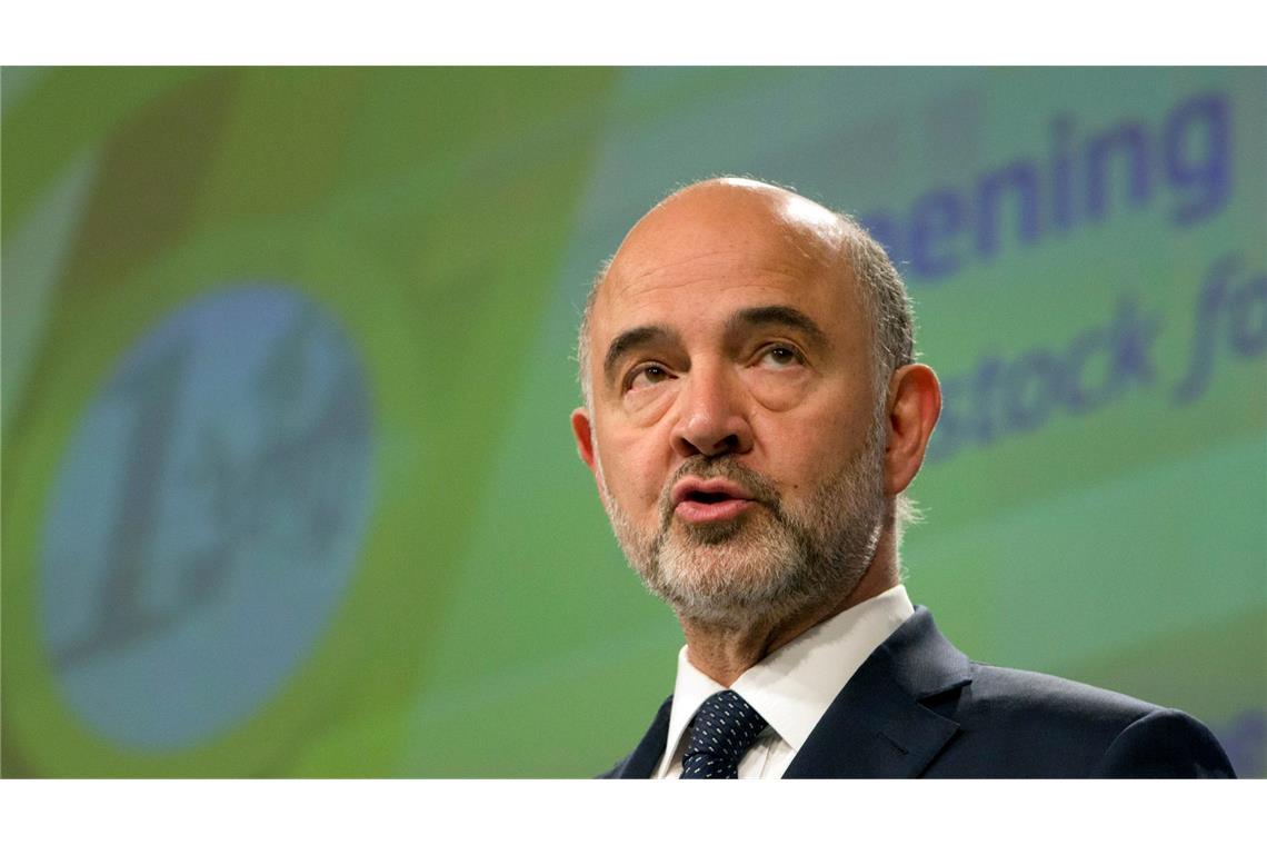 Frankreichs Rechnungshofpräsident Pierre Moscovici mahnt stabile politische Verhältnisse an. (Archivbild)