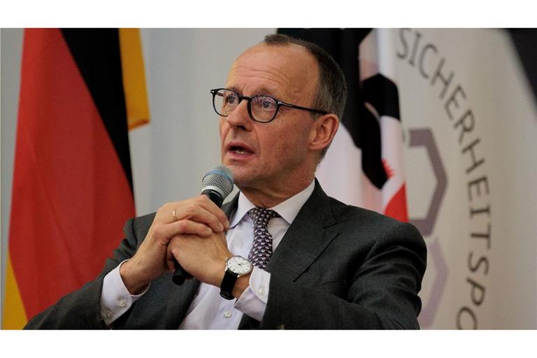 Friedrich Merz empört sich über Annalena Baerbock.