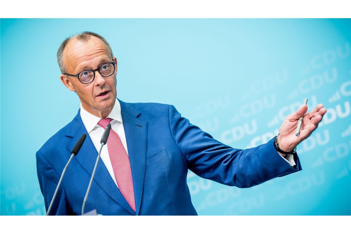 Friedrich Merz fordert einen harten Kurs in der Migrationspolitik.