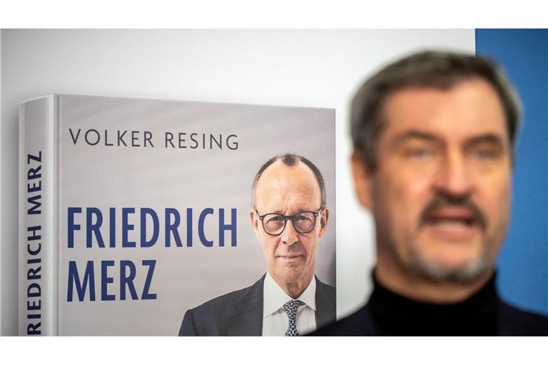 "Friedrich Merz ist kantig, ja. Aber da weiß man, was man hat", so Markus Söder über den CDU-Chef.