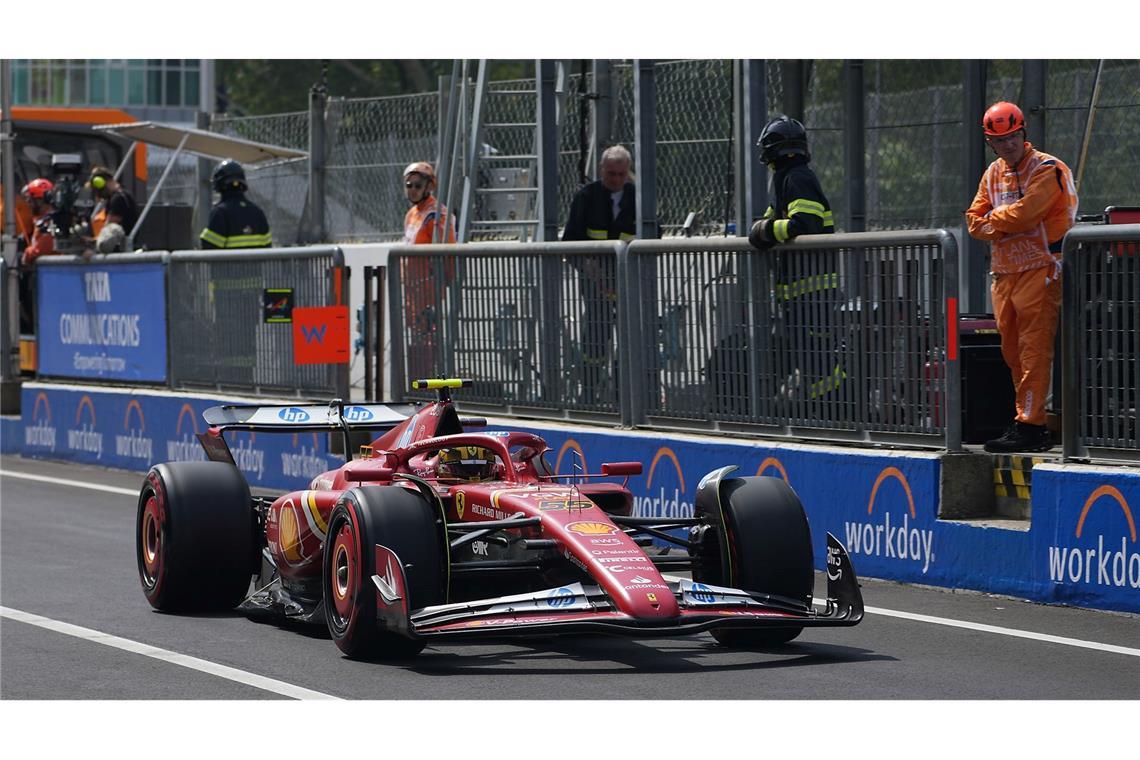 Für Carlos Sainz ist es das letzte Italien-Wochenende in der Formel 1 als Ferrari-Pilot.