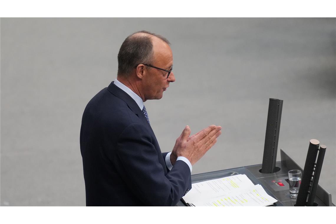 Für CDU-Chef Friedrich Merz geht es um viel. Bleiben ihm die gewünschten milliardenschweren Kredite verwehrt, wird das Regieren schwierig, wenn es dann überhaupt dazu kommt. (Archivfoto)