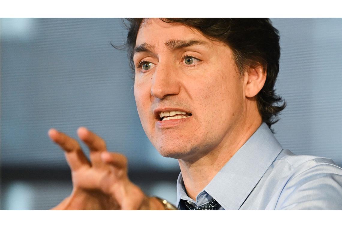 Für Justin Trudeau wird es eng