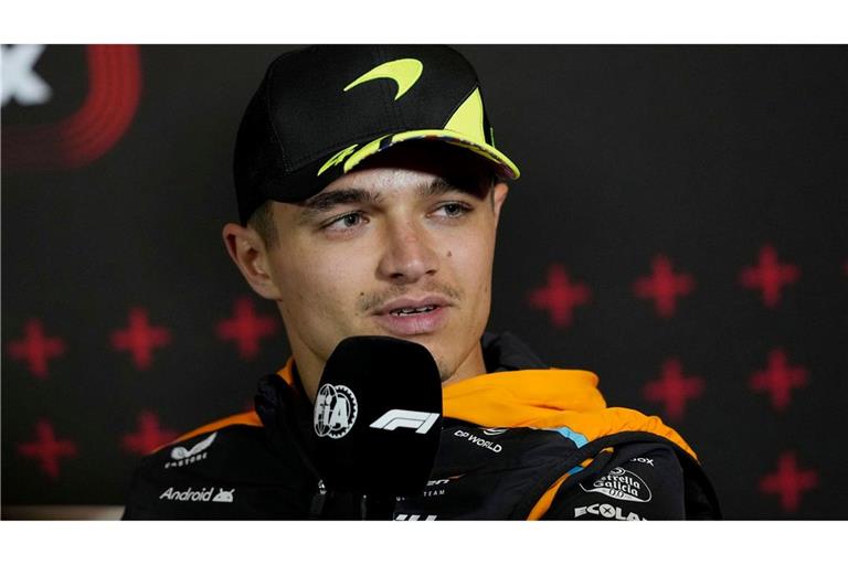 Für Lando Norris war das Rennen in Baku trotz toller Aufholjagd eine verpasste Gelegenheit im Titelkampf.