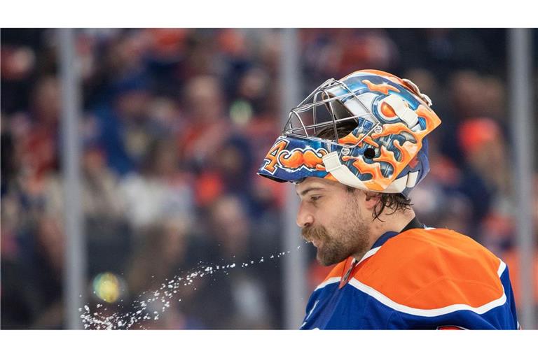 Für Oilers-Torwart Stuart Skinner war der Saisonstart ein Debakel.